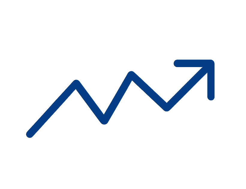 Ronak Association Winding Road Icon in navy color